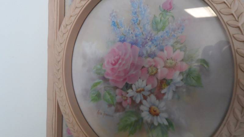 lot 40 image: Ava Freeman Floral Picture