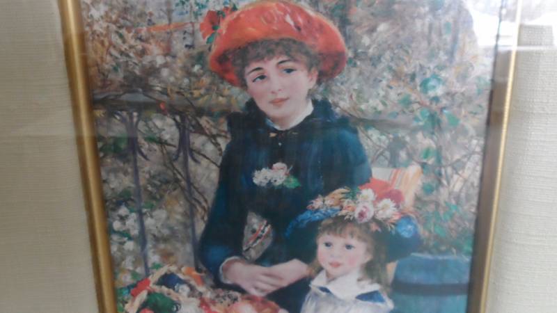 lot 56 image: Girl with Child Painting