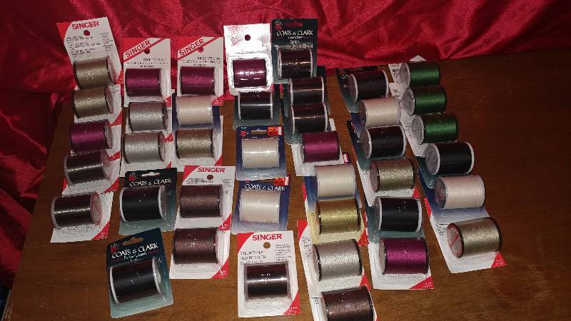 lot 92 image: 40 Spools of Thread
