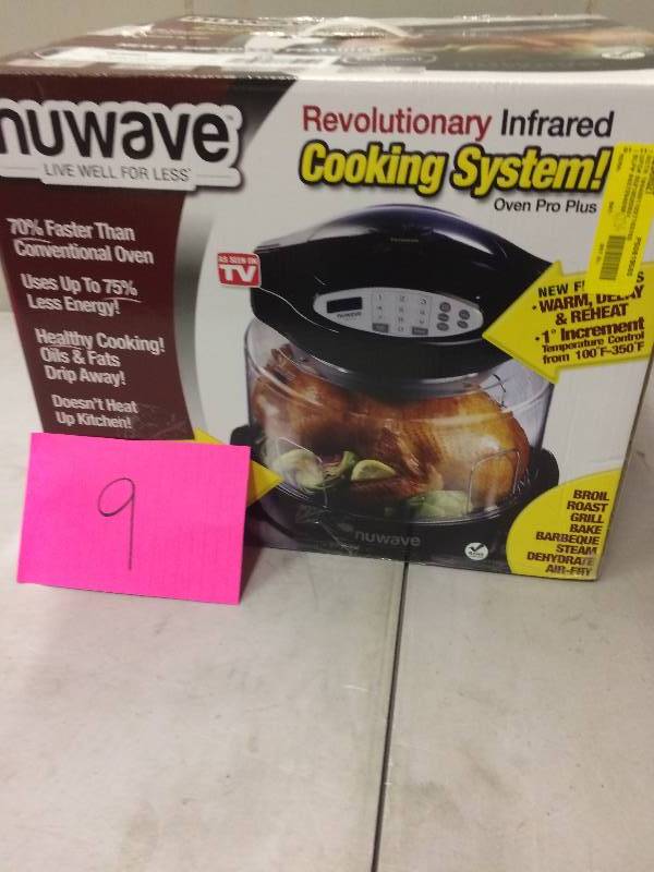 lot 9 image: Nuwave Infrared Cooking System never used