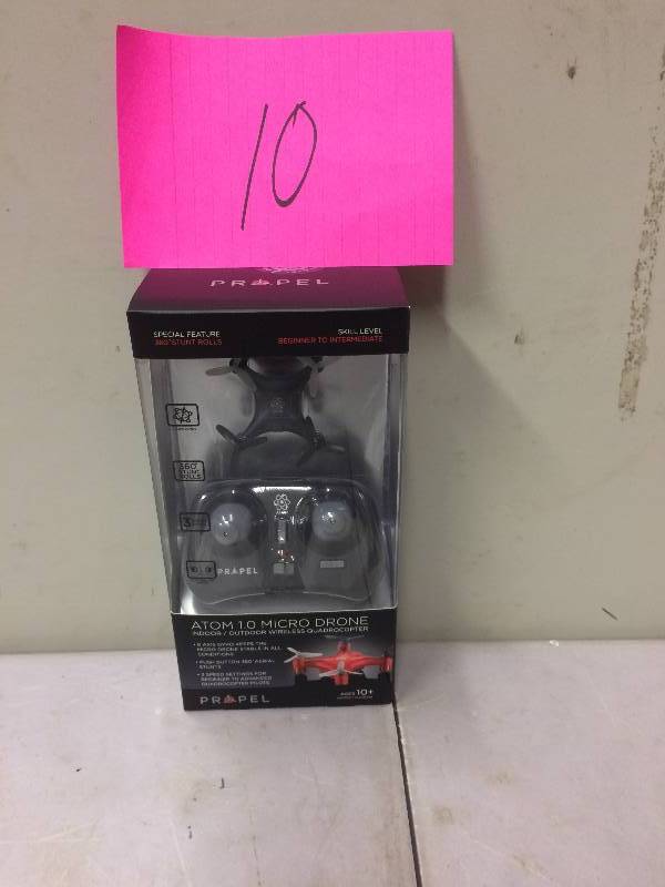 lot 10 image: Atom 1.0 Micro Drone new