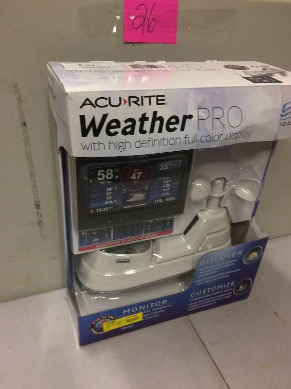 lot 26 image: Acu Rite Weather PRO Never used