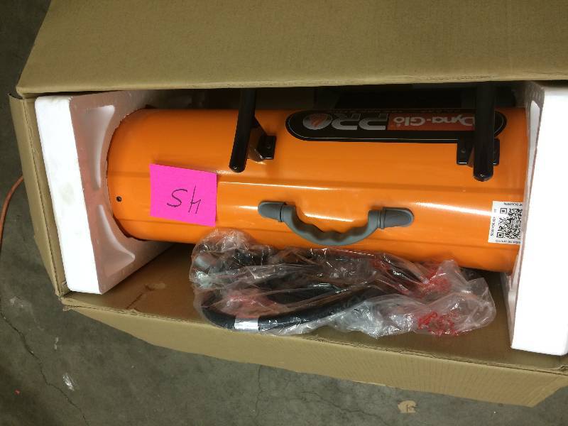 lot 45 image: Dyna Glo Pro Portable Forced Air Heater never used