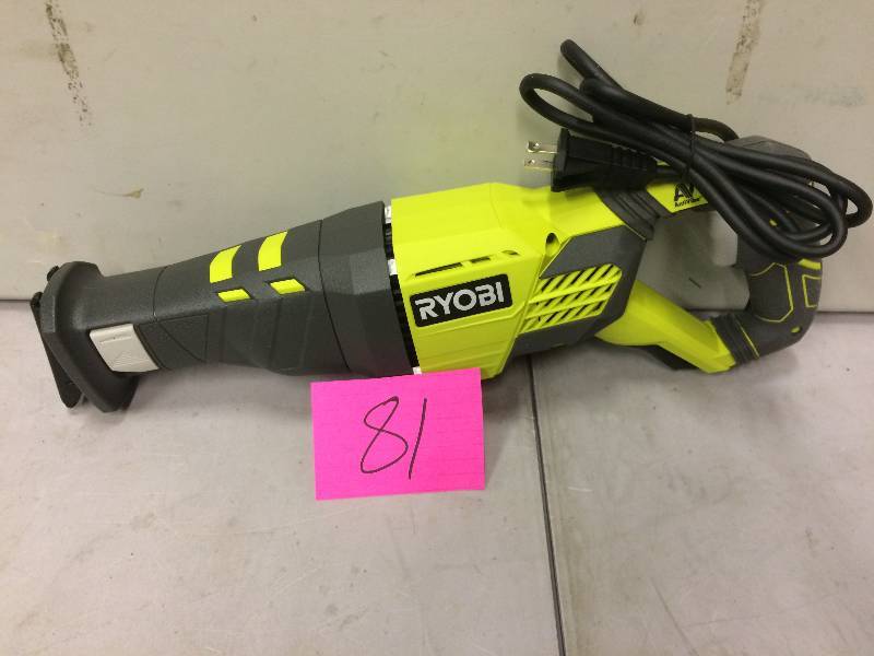 lot 81 image: Ryobi 2 Amp Variable Speed Reciprocrating Saw