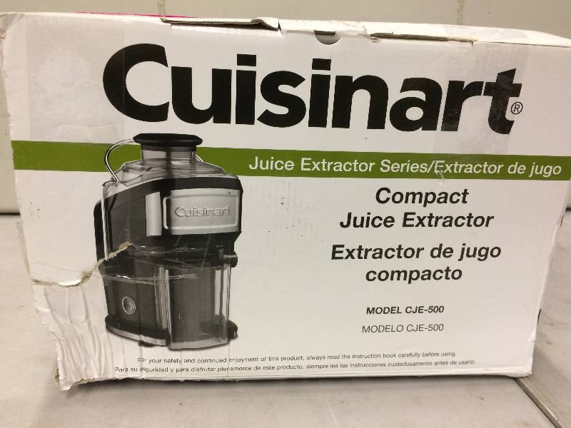 lot 86 image: Cuisinart Compact Juice Extractor New