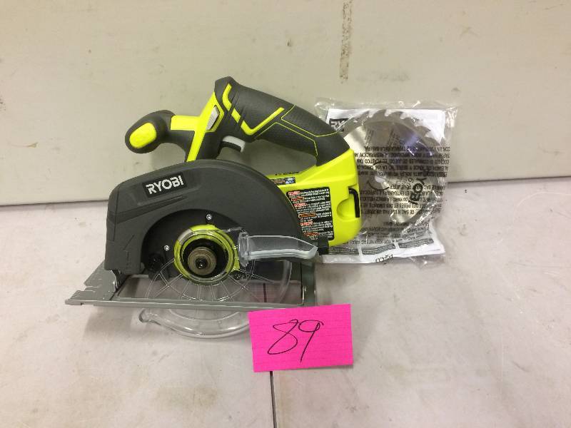lot 89 image: Ryobi One 18V 6 12 in Circular Saw