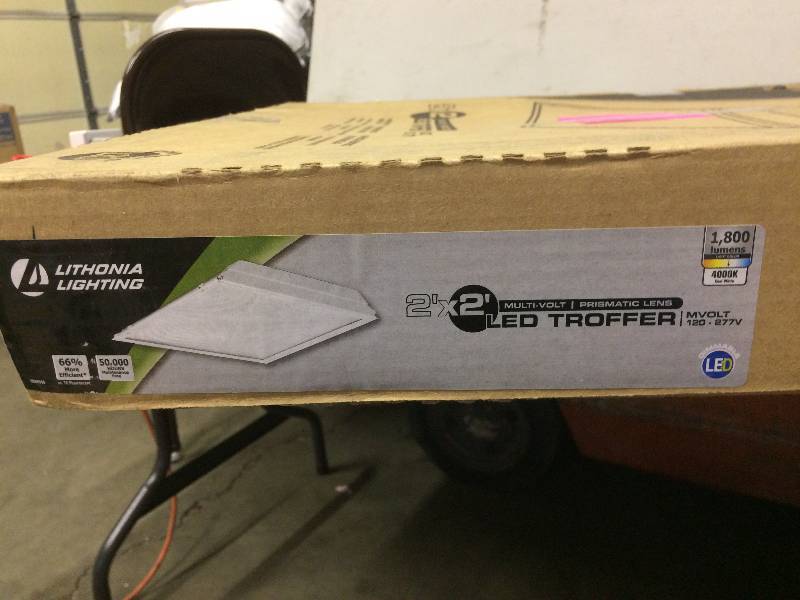 lot 95 image: Lithonia Lightning  2x2 LED Troffer
