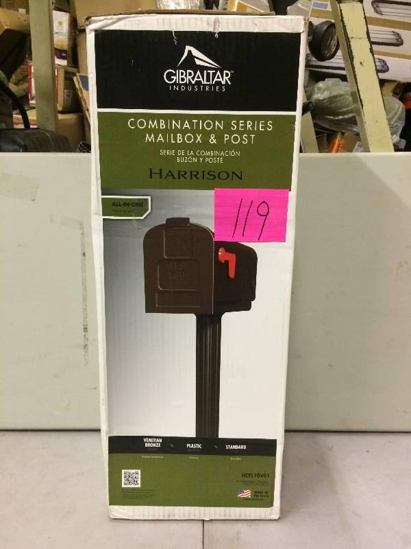 lot 119 image: Gibraltar Combination Series Mailbox