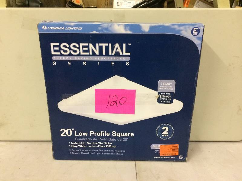 lot 120 image: Essential Series 20 Low Profile Square