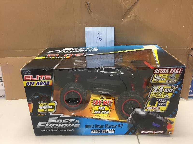 lot 16 image: Fast and Furious Elite Off Road Remote Control Car - 1970 Dodge Charger Never used