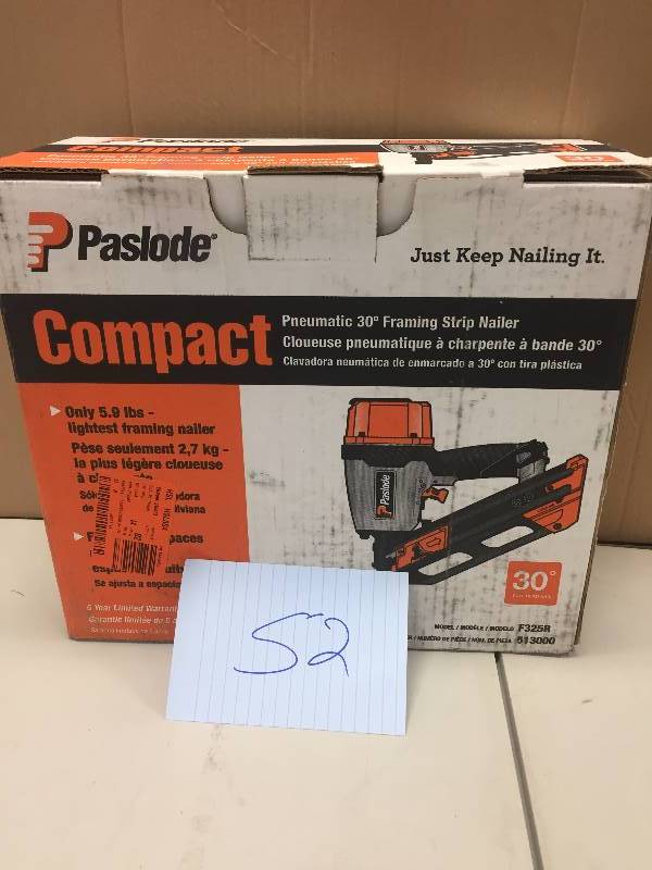 lot 52 image: Paslode F325R Compact Framing Gun