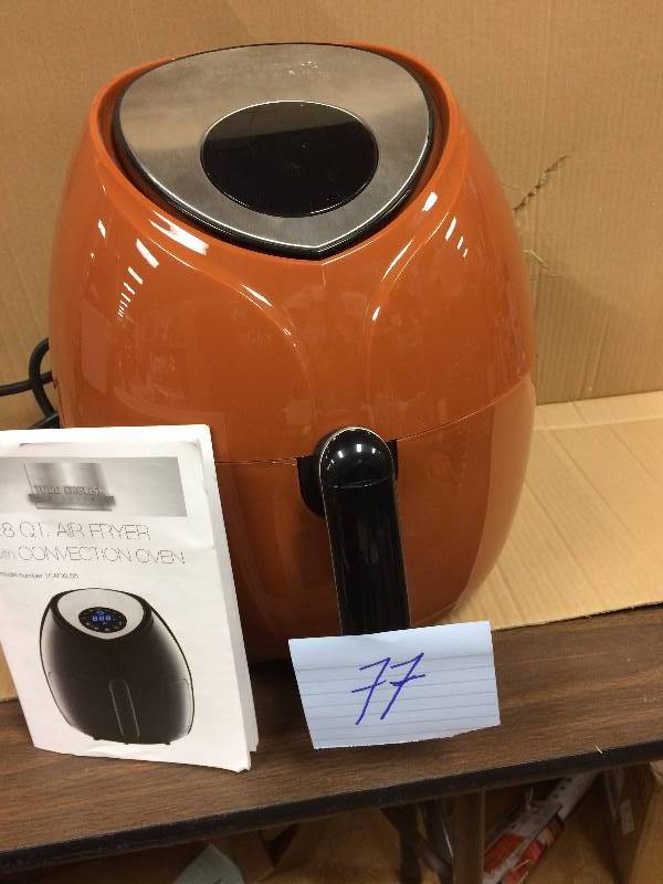 lot 77 image: Todd English 5.5 QT Air Fryer Coopper Never used