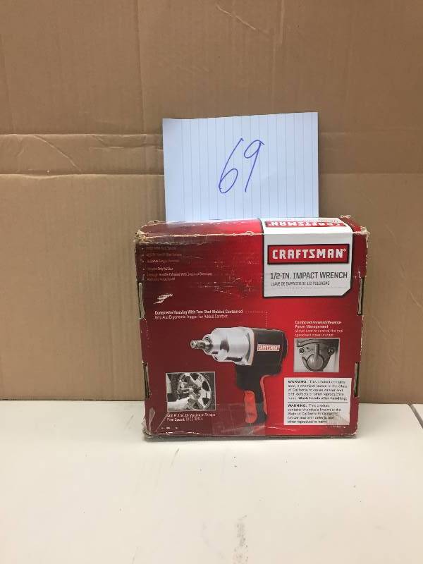 lot 69 image: Craftsman 12 Impact Wrench