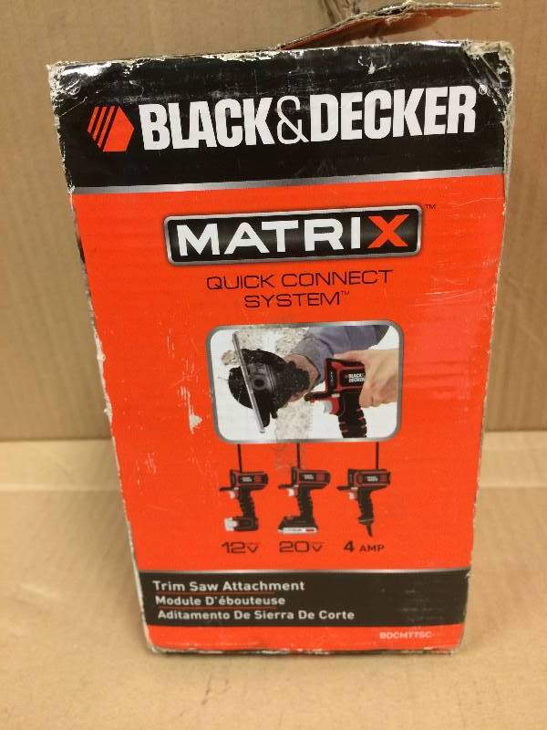 lot 96 image: Black and Decker Matrix saw attachment new