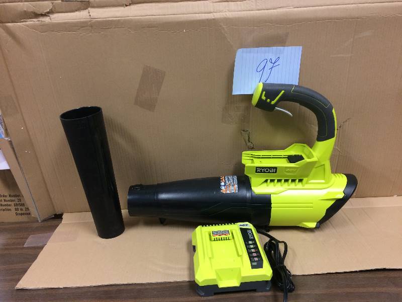 lot 97 image: Ryobi 40 V cordless Jet Fan Blower