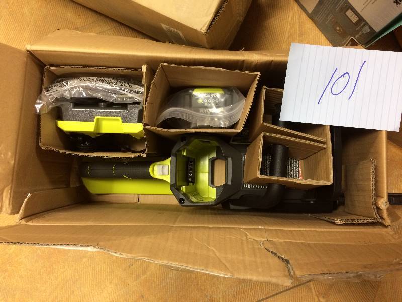 lot 101 image: Ryobi 40V brushless chainsaw