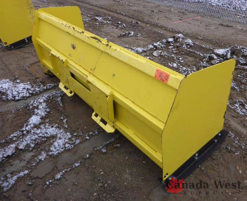 lot 8 image: NEW 8 FT SKID STEER SNOW PLOW SS8FT