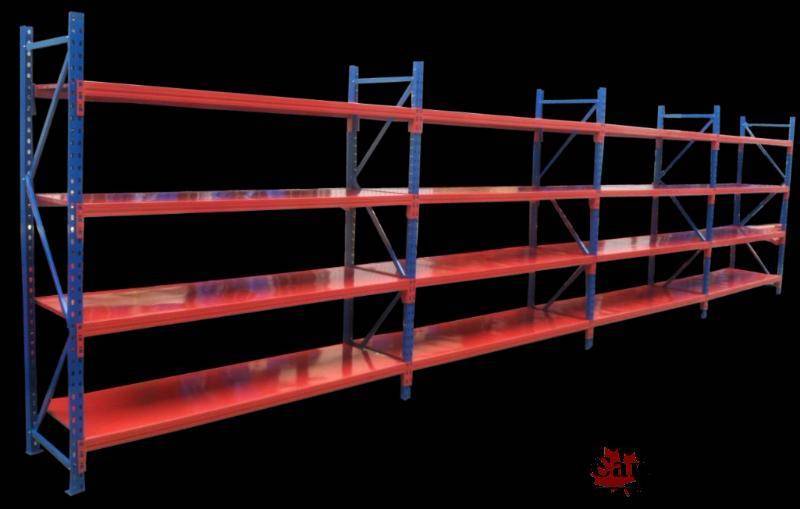 lot 9 image: NEW INDUSTRIAL SHELVING 26.5 FT RACKING
