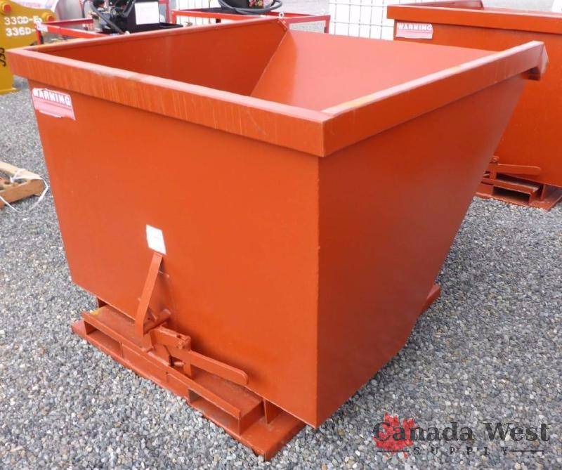 lot 16 image: NEW 2 C.Y DUMPING HOPPER BIN SCRAP 2CY