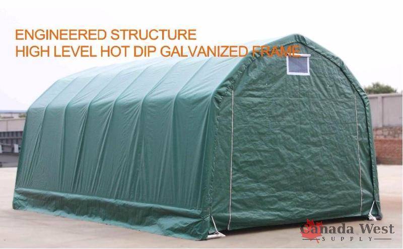 lot 41 image: NEW 12X20X10 STORAGE SHELTER BUILDING S122010