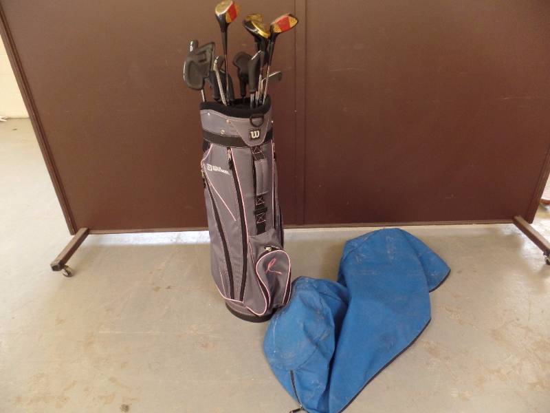 lot 550 image: Golf Clubs and Bag