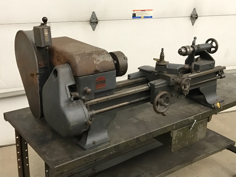 Logan Model 210 Commercial Lathe Loretto Equipment 322 K Bid