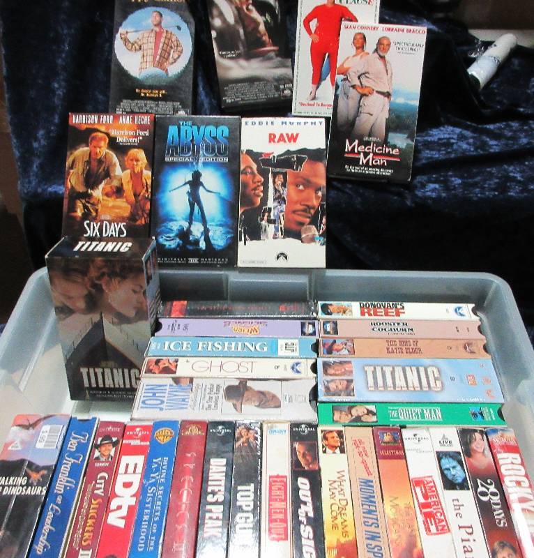 LOT OF 39 VHS