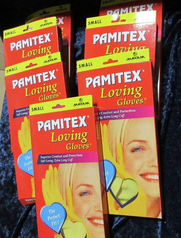 NEW 7 PAIRS OF RUBBER GLOVES