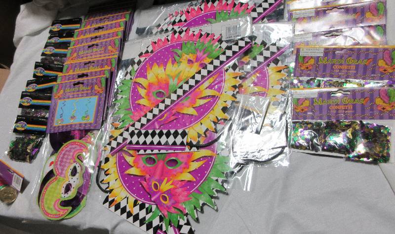 LARGE LOT OF MARDI GRAS
