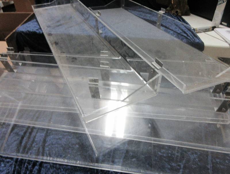 6 SLAT WALL SHELVES