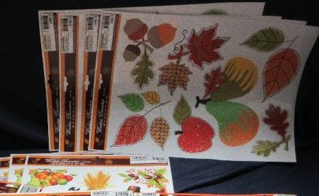 LOT OF 15 NEW WINDOW CLINGS