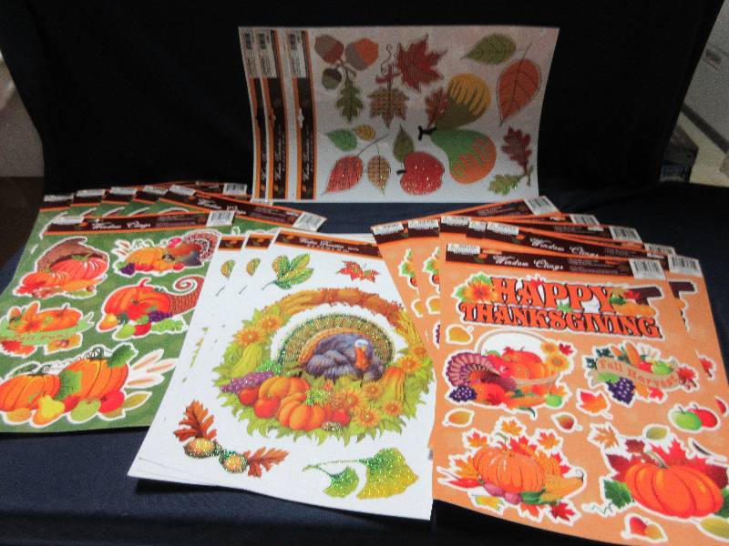 LOT OF 18 NEW WINDOW CLINGS