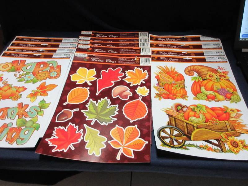 LOT OF 13 NEW WINDOW CLINGS