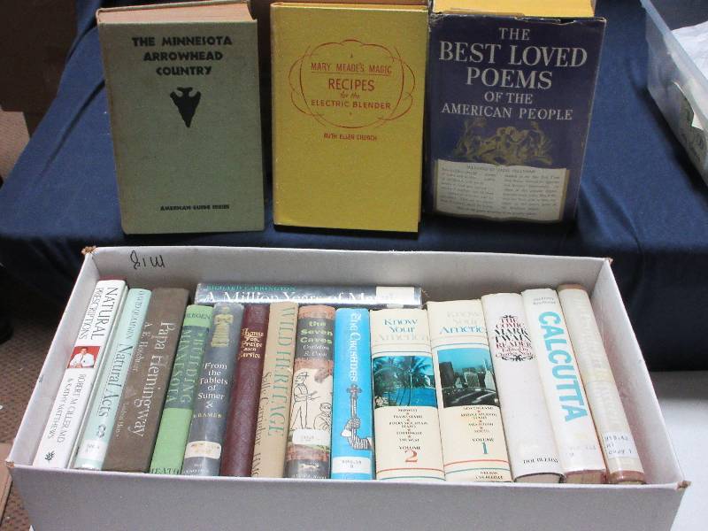 BOX LOT OF BOOKS