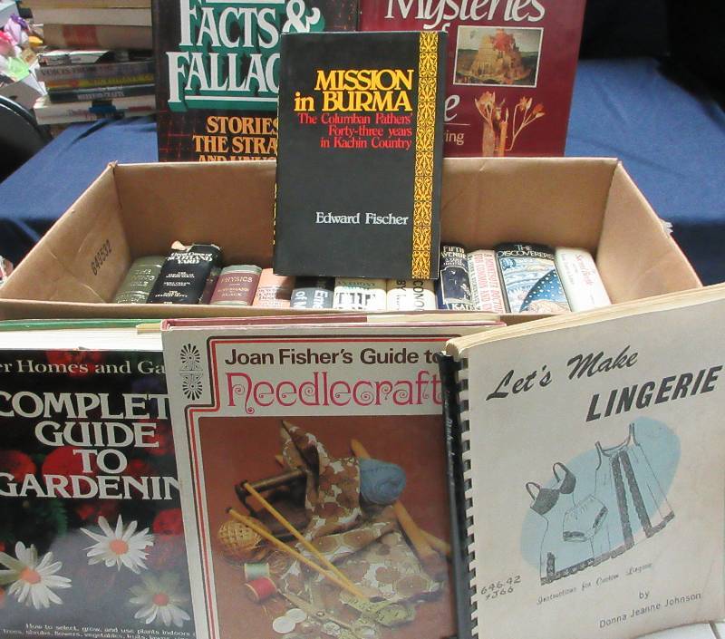 BOX LOT OF BOOKS