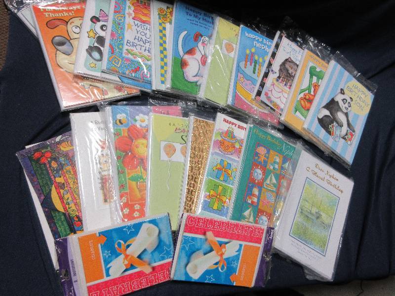 NEW LARGE LOT 20 PACKAGES OF AT LEAST 5 NEW CARDS PER PACKINVITATIONS