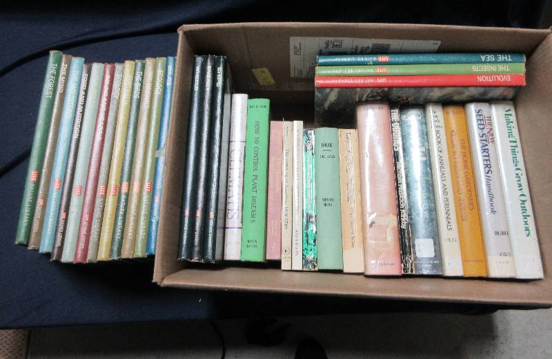 LARGE BOX OF BOOKS-INCLUDING TIME LIFE LIBRARY BOOKS