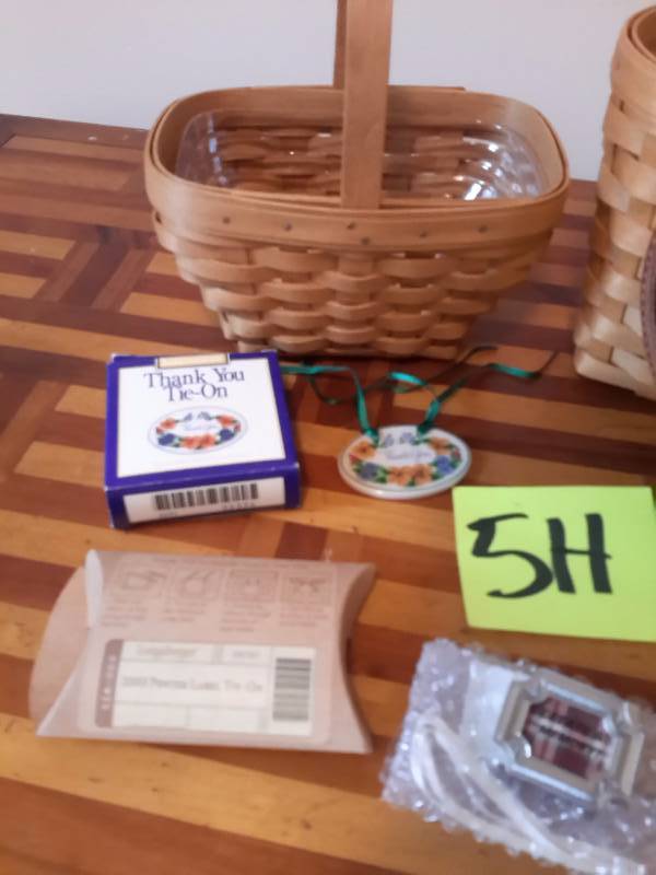Small Comforts basket with Thankyou and Pewter label Small Weekend tote with mirrror.
