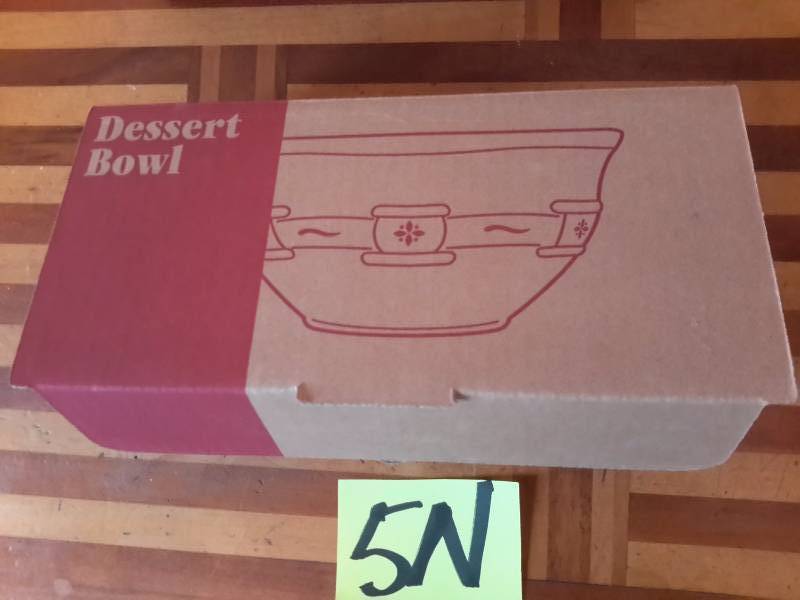 4 Longaberger, Desert Bowls