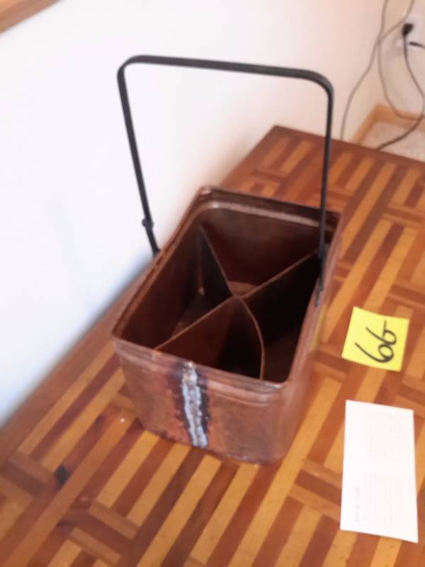 Arts and Crafts Copper Basket