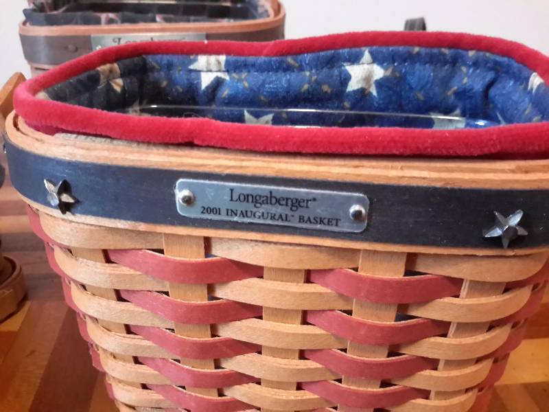 Inauguration Commemorative Baskets.1993, 1997, 2001, 2005, 2009, 2013