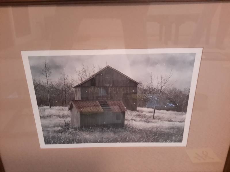 2 Barn Photographs as shown26in w x 21in h