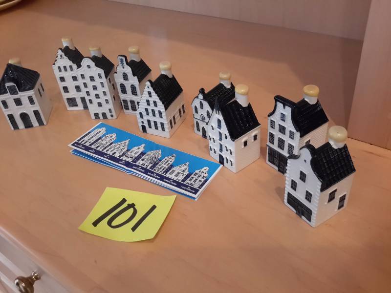 9, KLM Dutch Houses.. These are given away on KLM when you fly Business class.. They held Genever Gin.. These are empty