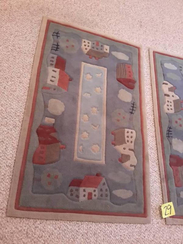 2 Signature, MOONLIGHT rugs.. 29 in x 48in   Very nice shape