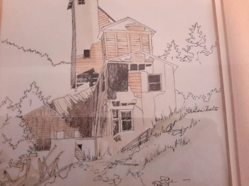 Mining Skets as pictured. 9in x 11in.. Original