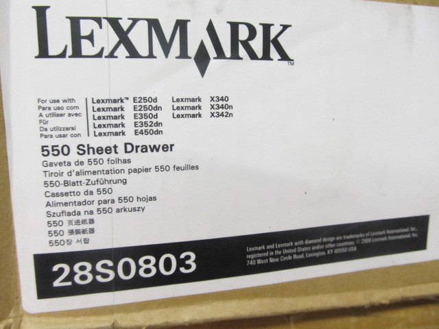 lot 75 image: 4 Lexmark 550 Sheet Drawers
