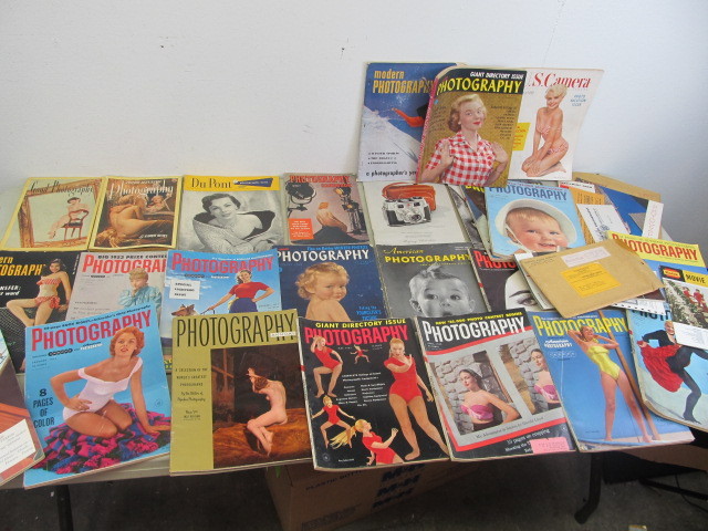 lot 78 image: Large Lot of 1950s Photo Books & Magazines