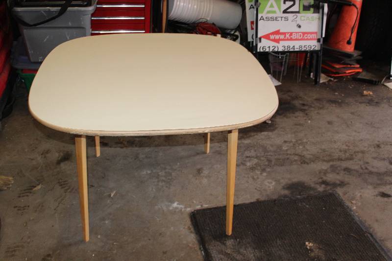 lot 1580 image: Folding Card Table or Storage Breakfast Table
