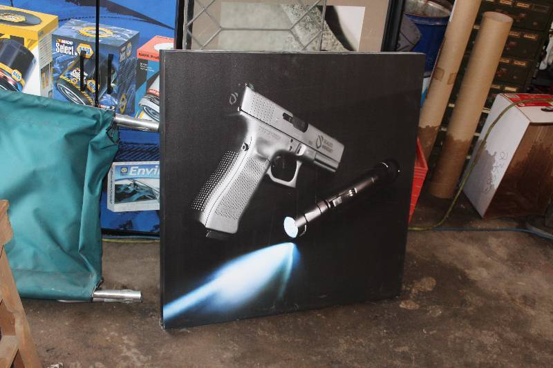 lot 1576 image: Glock Lighted Print