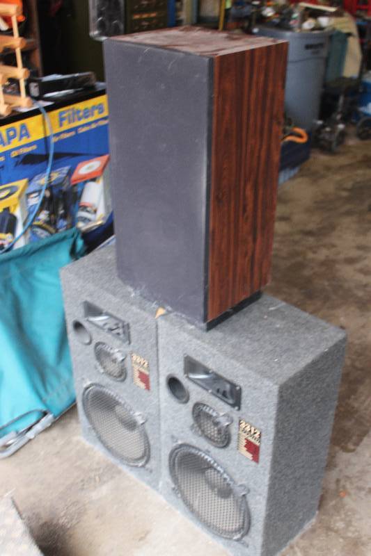 lot 1573 image: Lot of (3) Home Speakers,